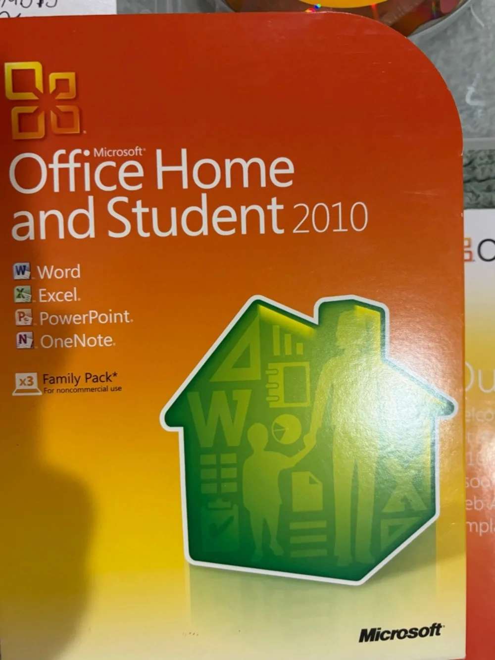 Microsoft Office Home and Student 2010 - Orange and Yellow Pack